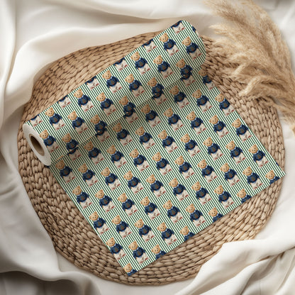 Teddy Wrapping Paper Holiday Gift