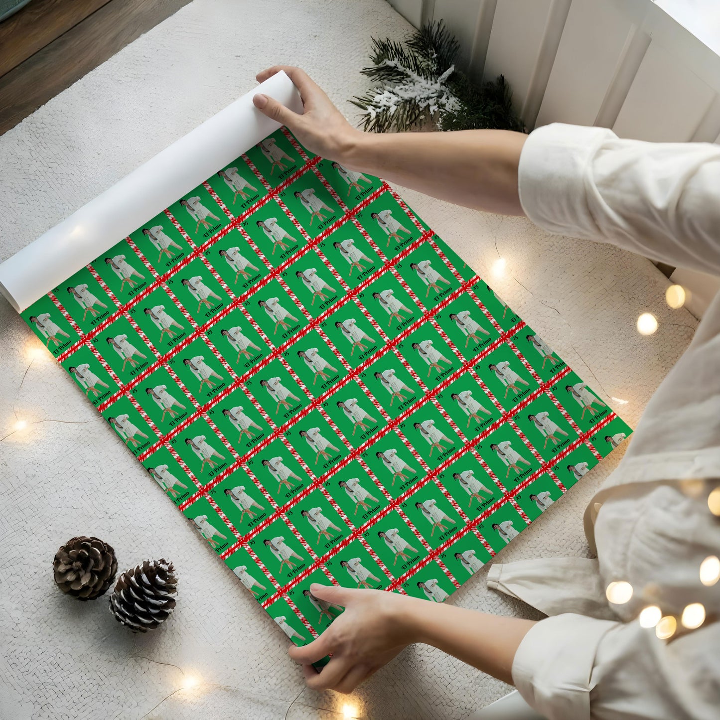 El Primo Wrapping Paper Brawl Stars Christmas Paper