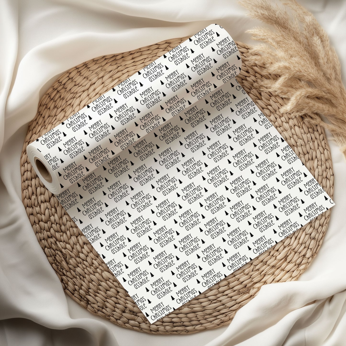 Merry Christmas Funny Wrapping Paper