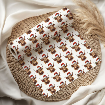 Highland Cow Wrapping Paper