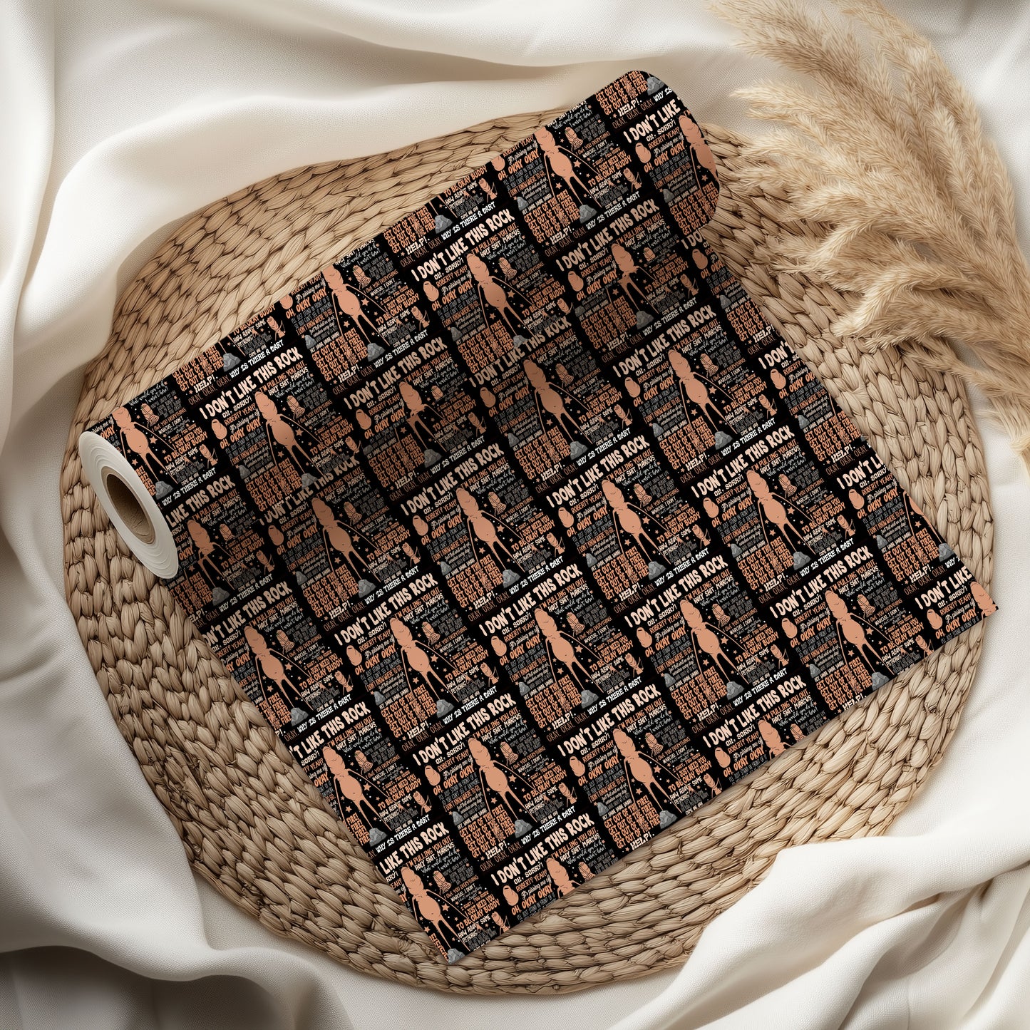 Marcus The Worm Brain Rot Gift Wrap