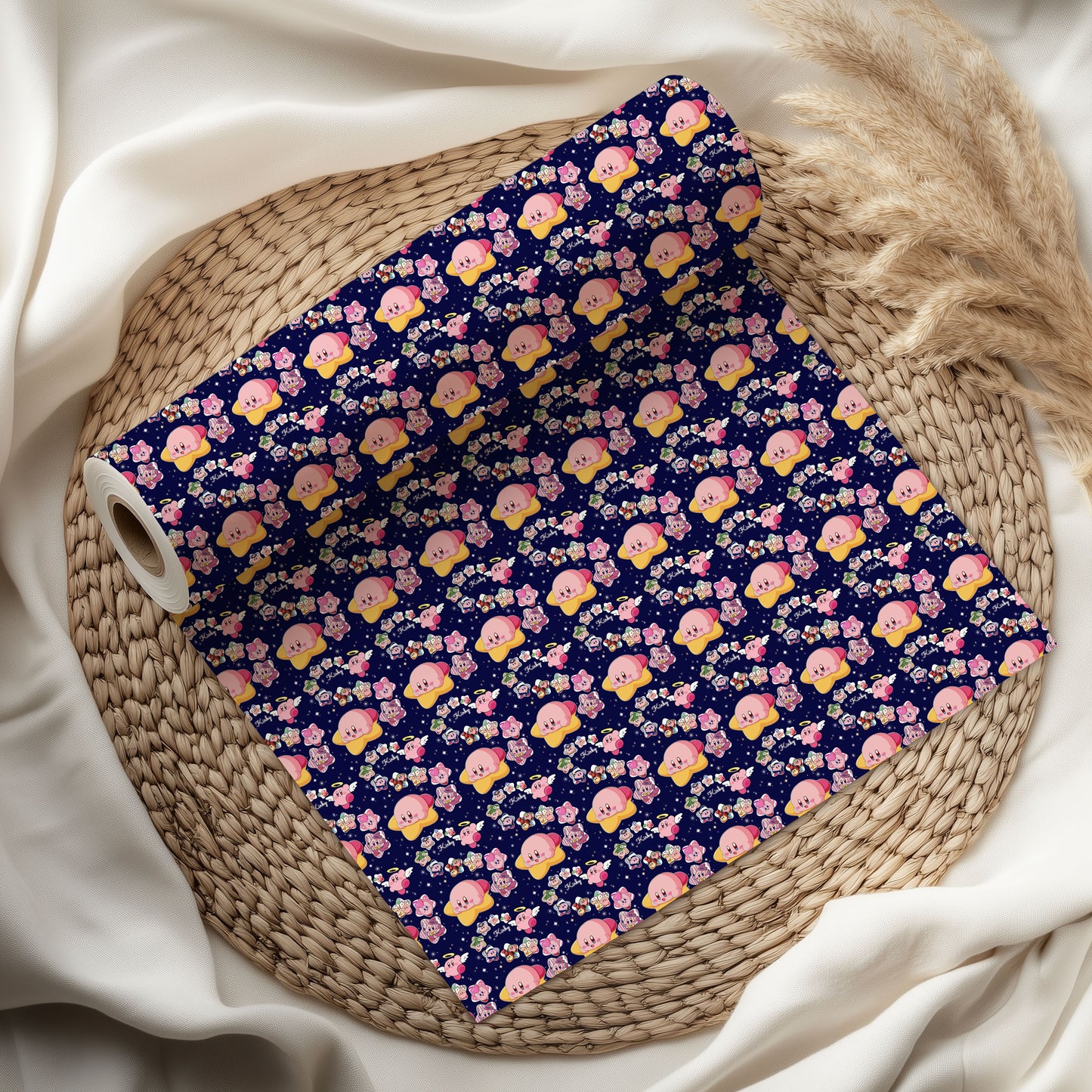 Kirby Christmas Gift Wrap, Nintendo Holiday Wrapping Paper