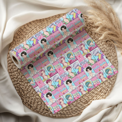 K-pop Demon Hunters Soda Pop Gift Wrap