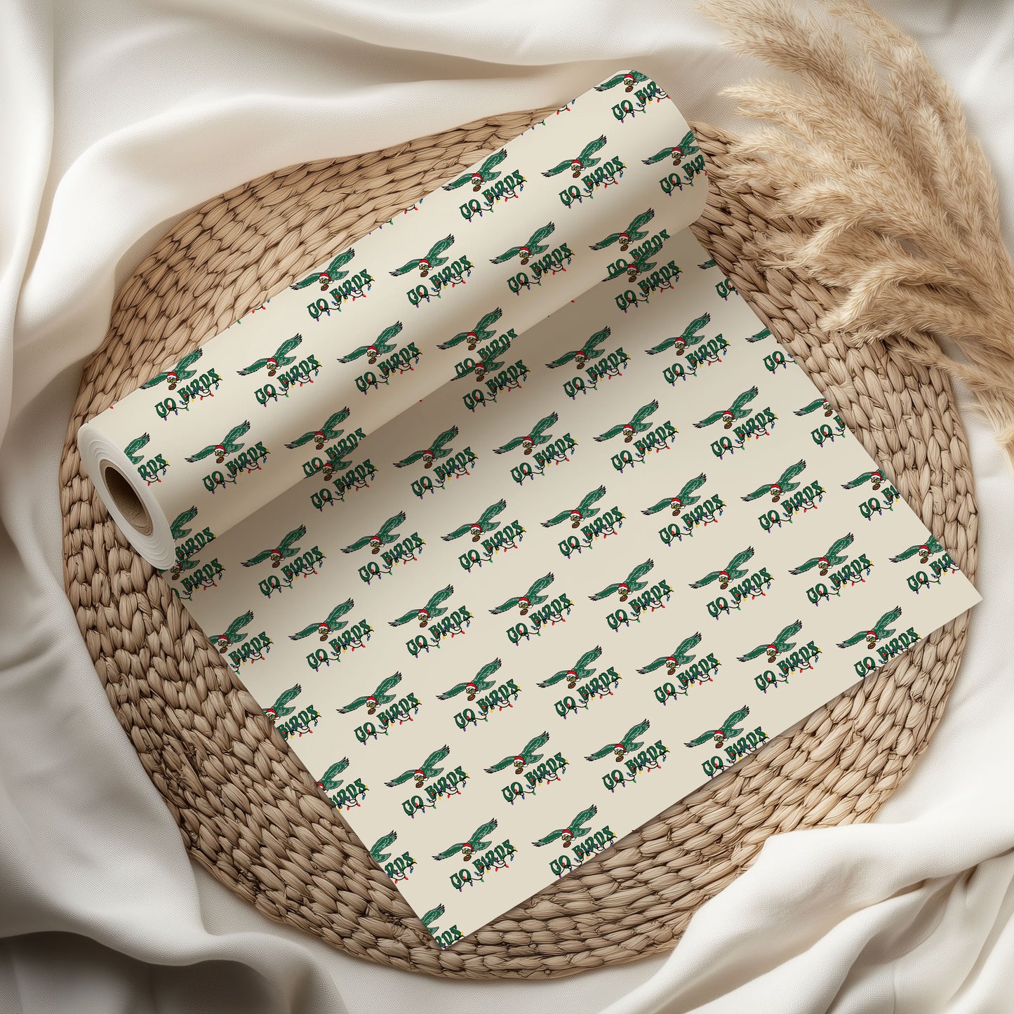 Go Bird Football Game Day Christmas Paper Roll