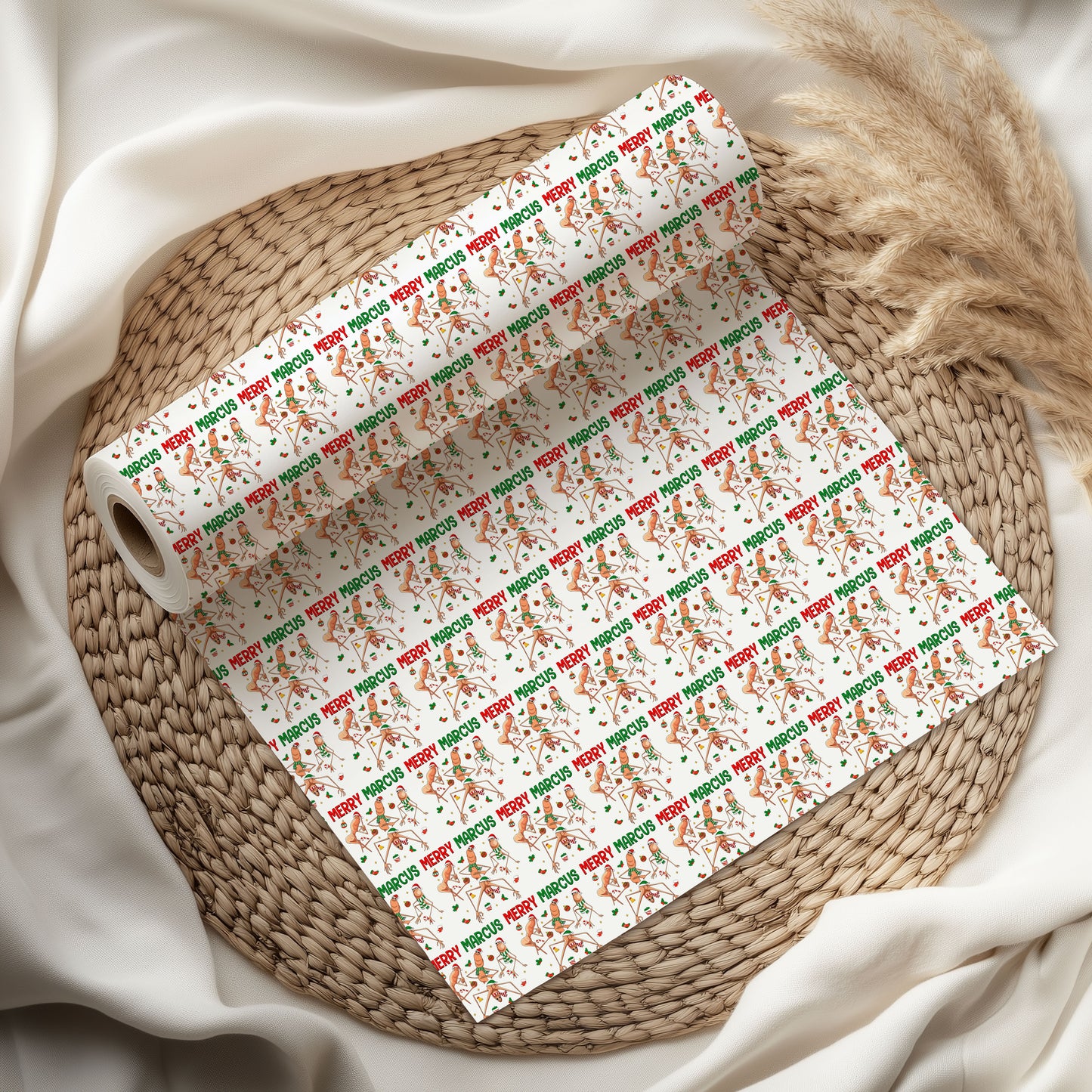 Marcus Santa Wrapping Paper