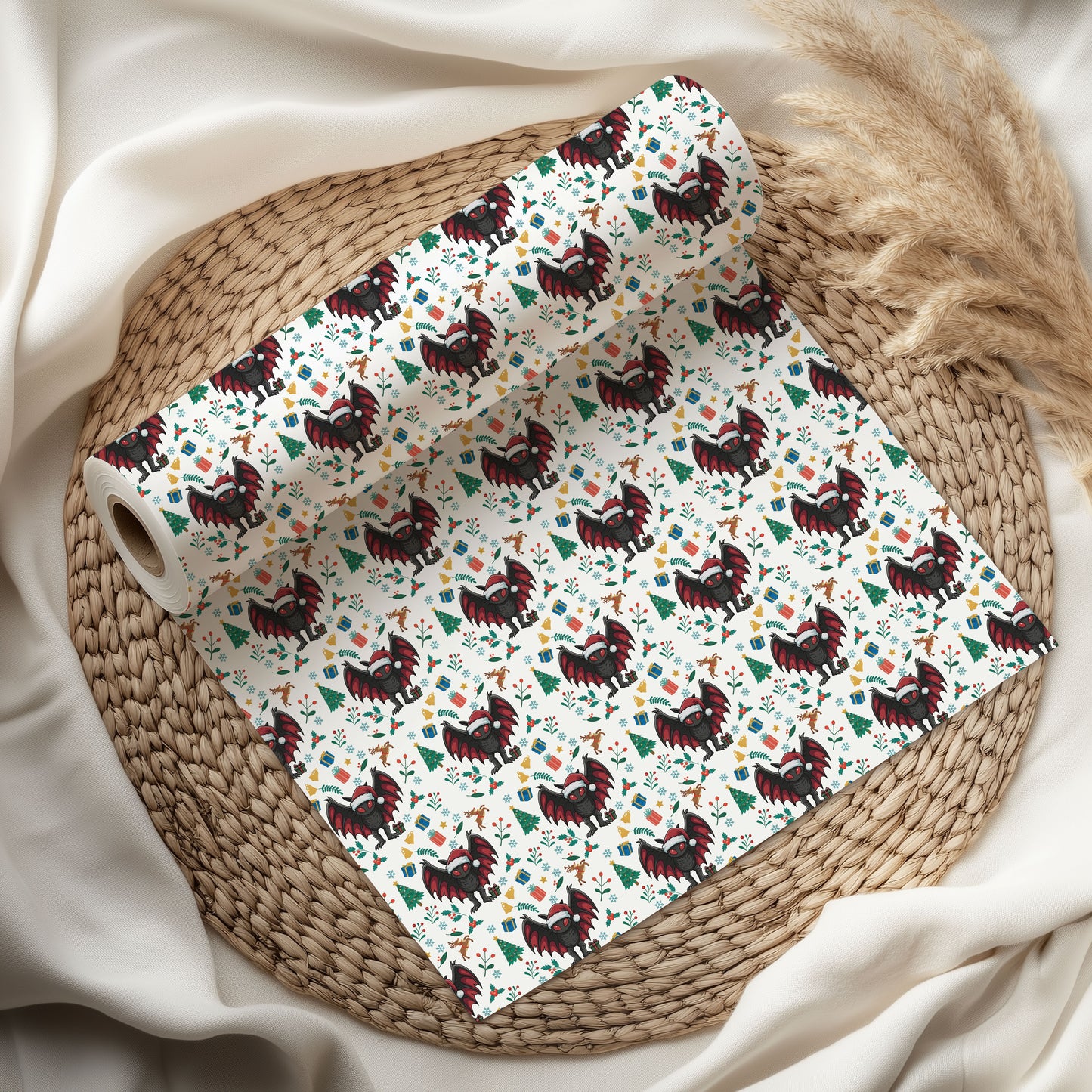 Mothman Wrapping Paper Birthday Gift
