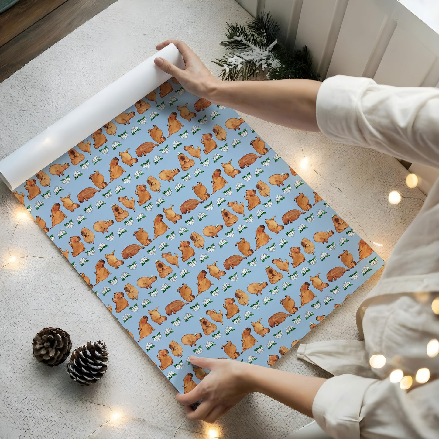 Capybara Gift Wrapping Paper