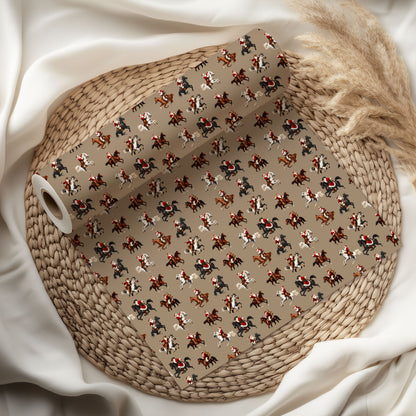 Santa Cowboy Wrapping Paper