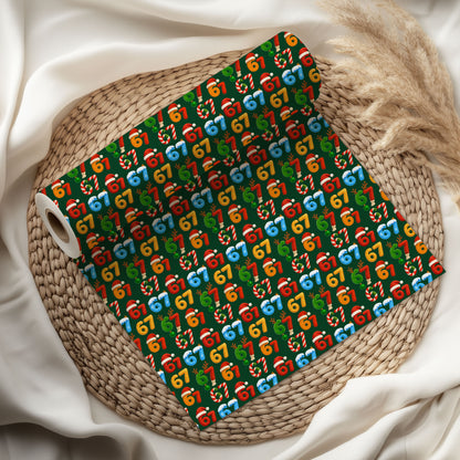 67 Gen Alpha Christmas Wrapping Paper