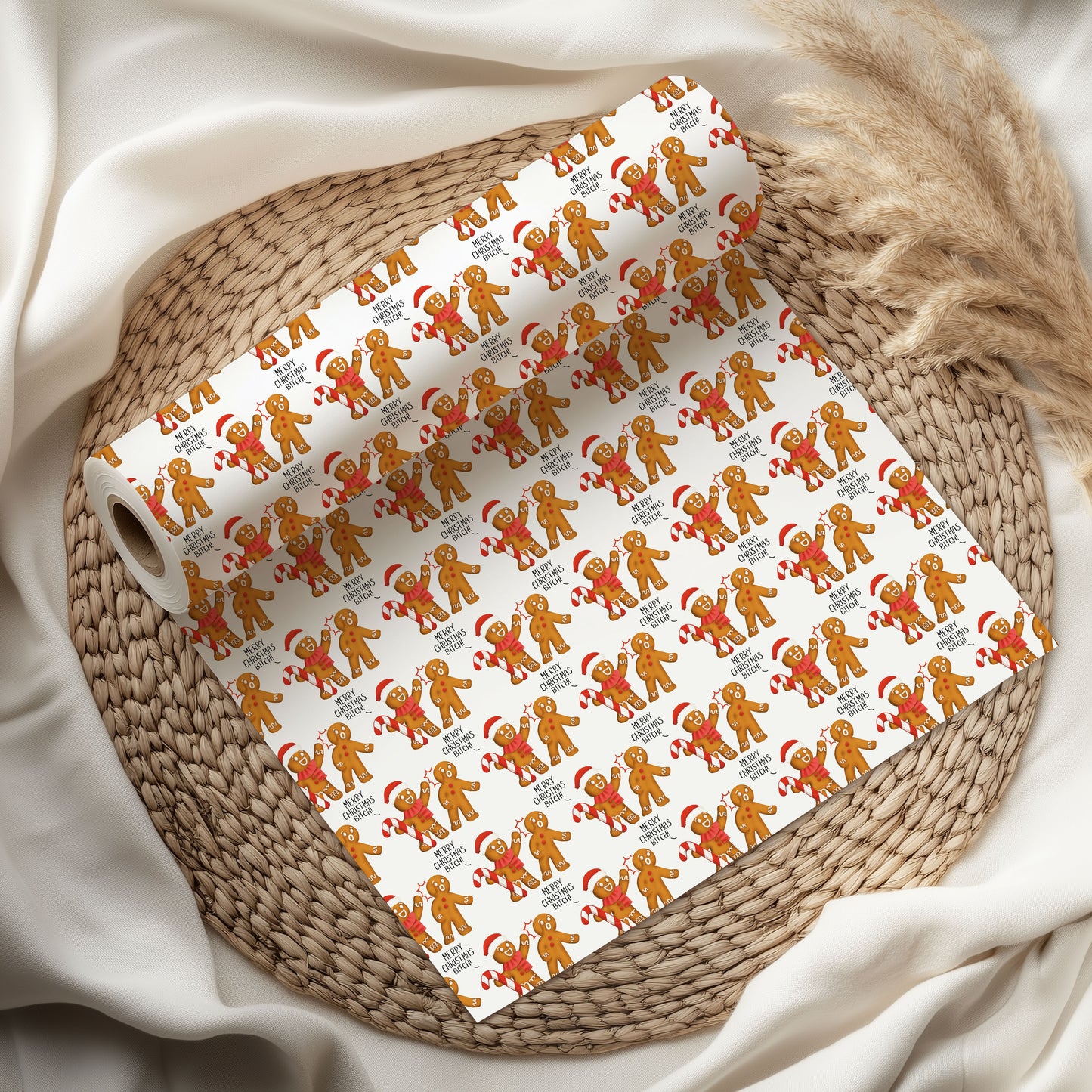 Ginger Merry Christmas Bitch Wrapping Paper