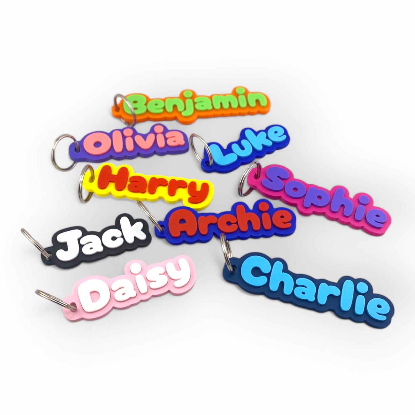 Personalized Name Keychain, Key Ring