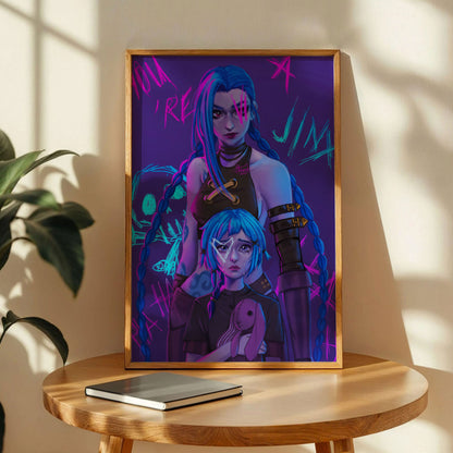 Jinx and Powder Arcane Poster