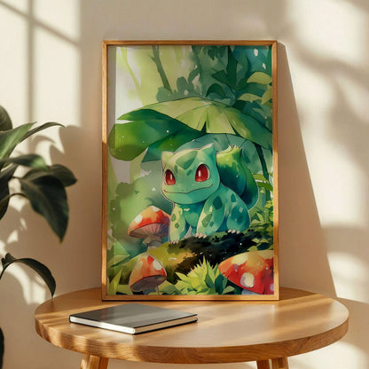 Bulbasaur Bloom Pokemon Poster