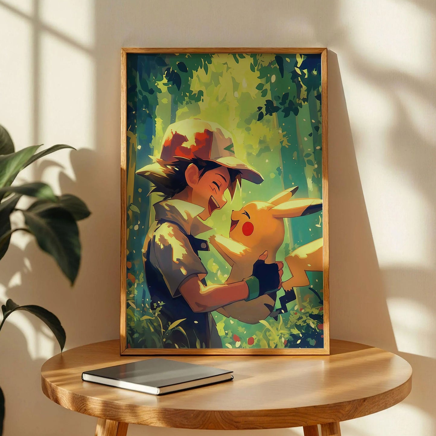 Ash Ketchum and Pikachu Art Print