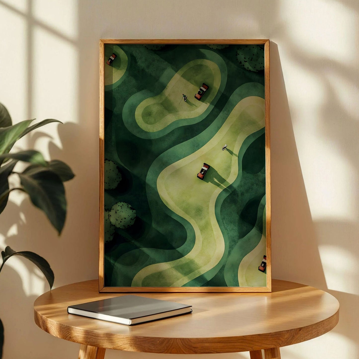 Golf Cart Wall Art Print