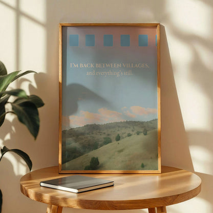 The View Between Villages Poster