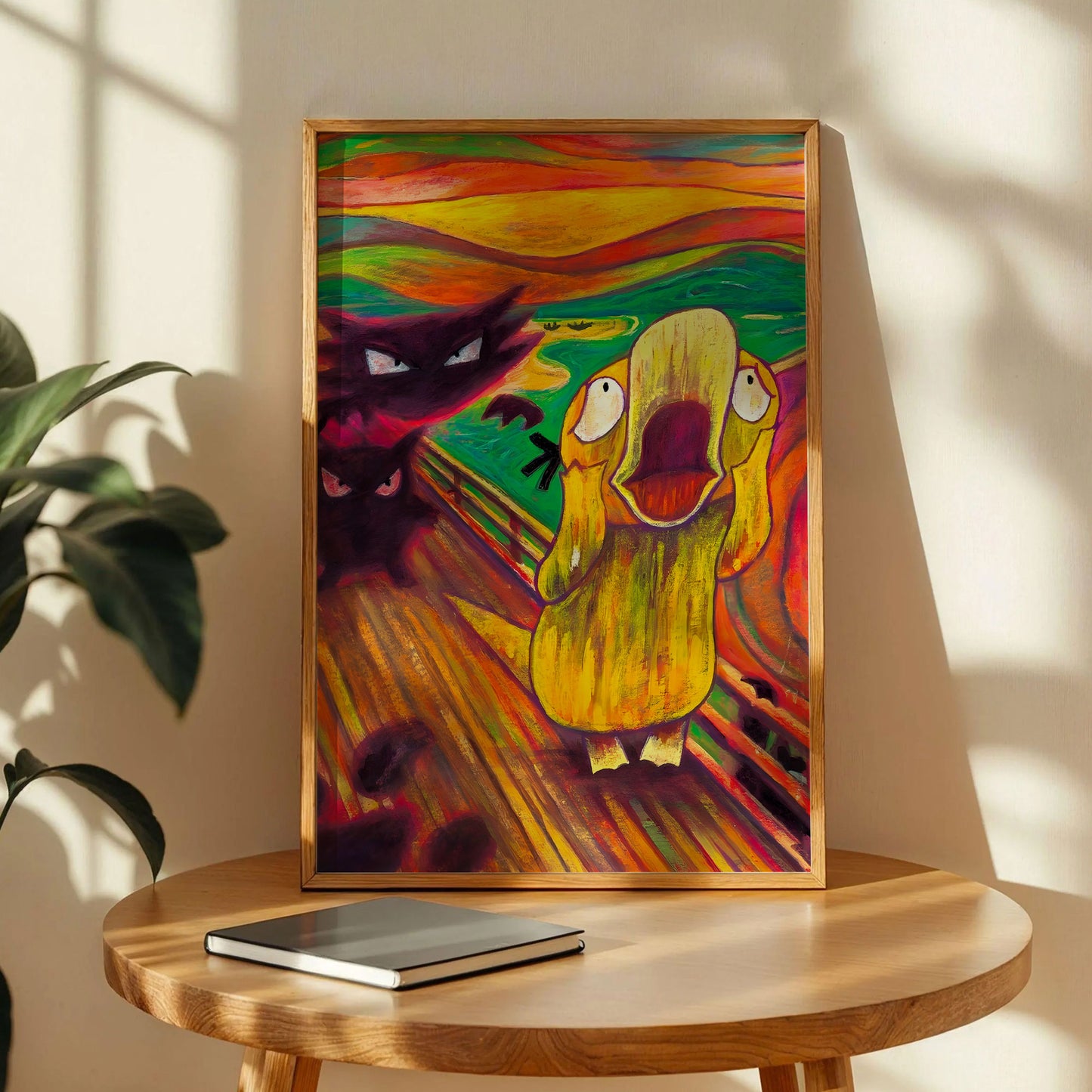 Psyduck The Scream Art