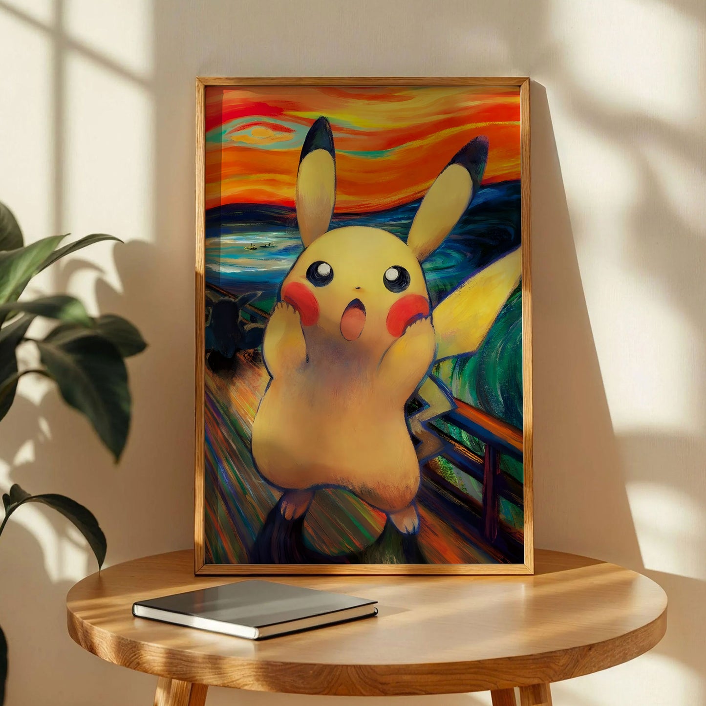 Pikachu The Scream Poster