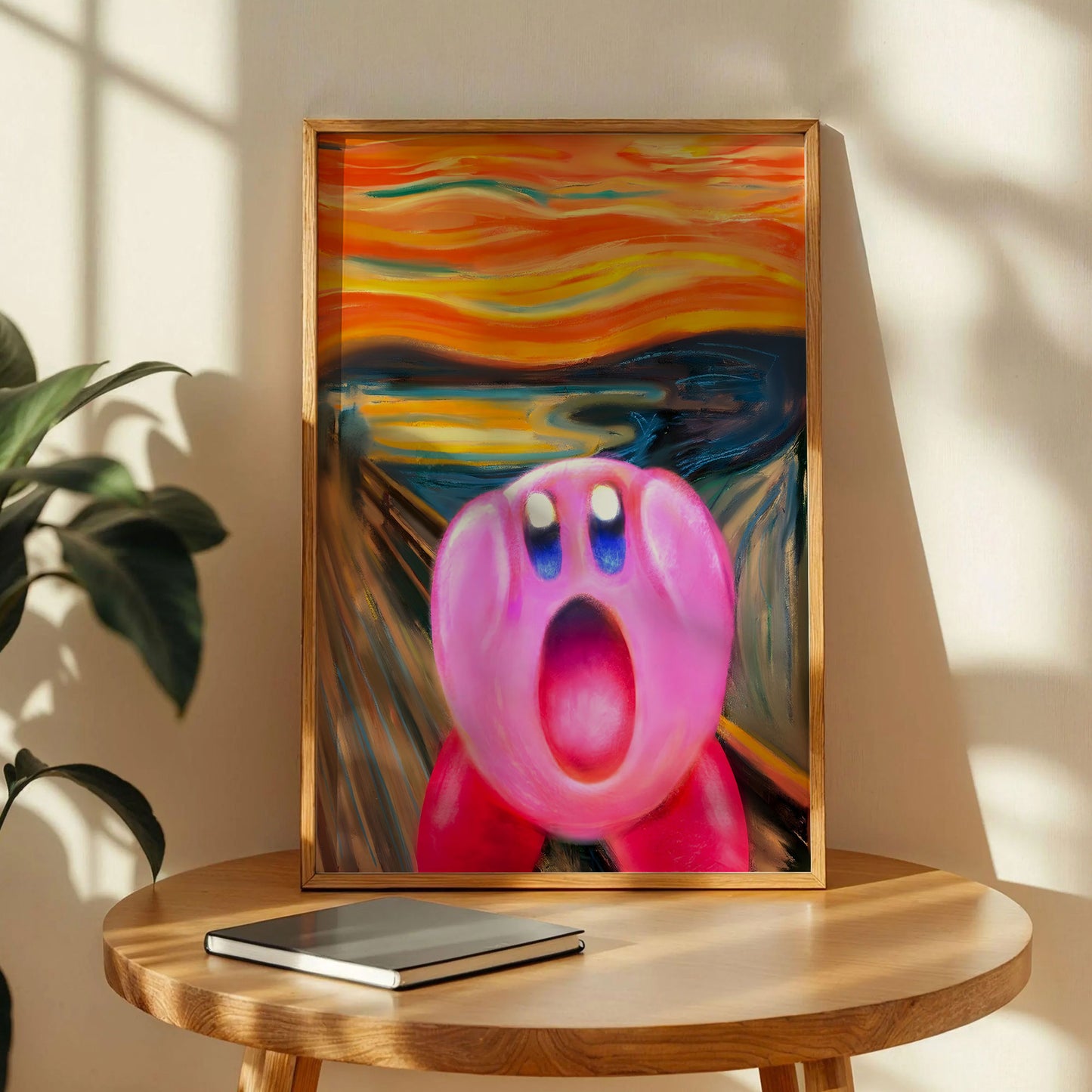 The Scream Kirby Nintendo Poster