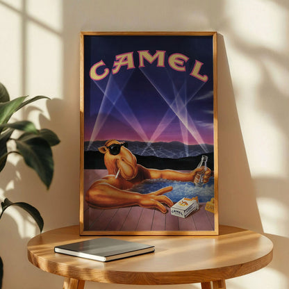 Camel Cigarette Advert Art