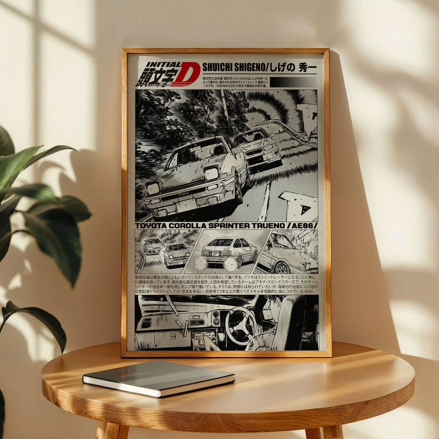 Initial D Anime Poster