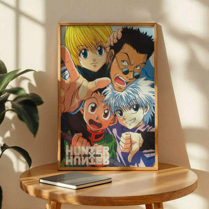 Hunter x Hunter Retro Anime Wall Art