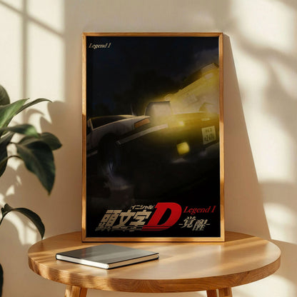 Initial D Toyota AE86 Poster