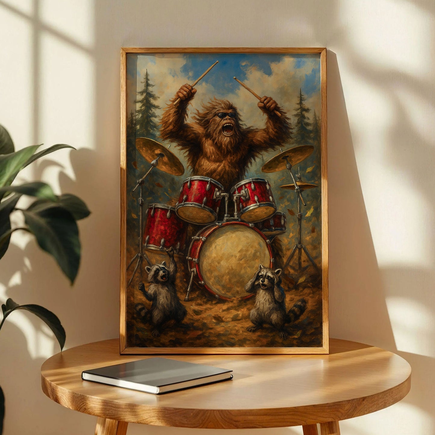 Sasquatch Drummer Poster