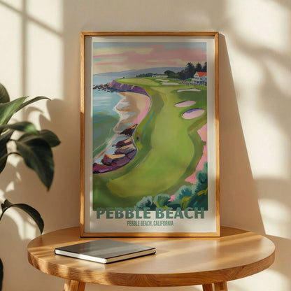 Pebble Beach Golf Poster