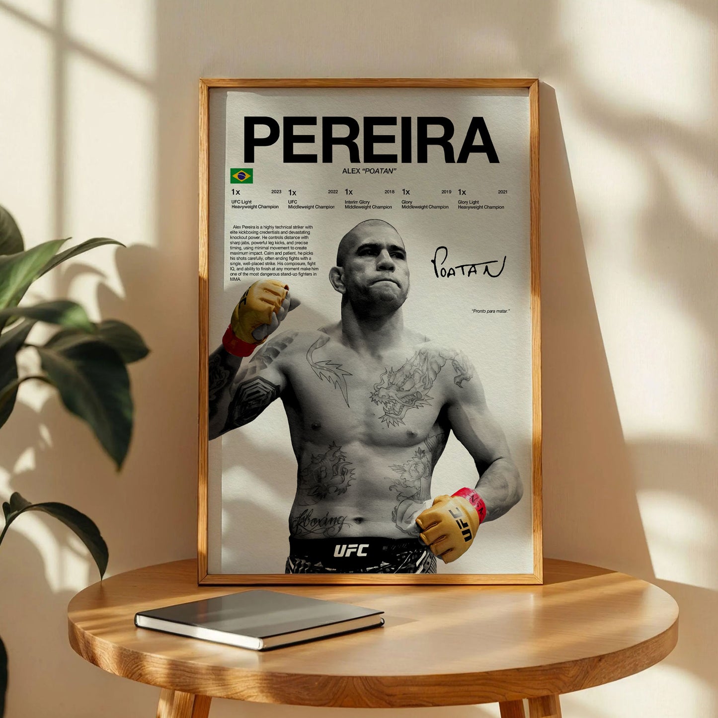 Pereira Mma Poster