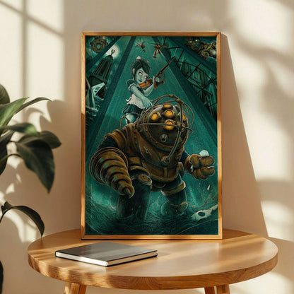 Bioshock Rapture Big Daddy Art Print
