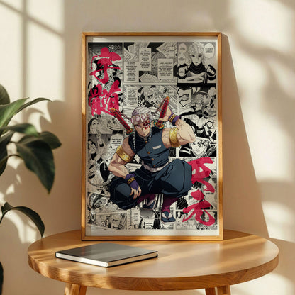 Tengen Uzui Demon Slayer Poster