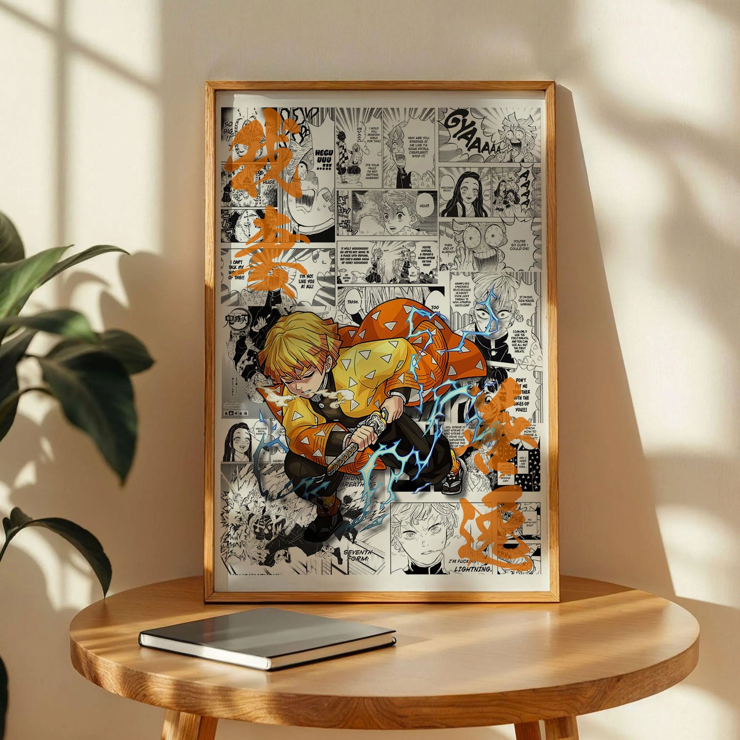 Zenitsu Agatsuma Demon Slayer Poster