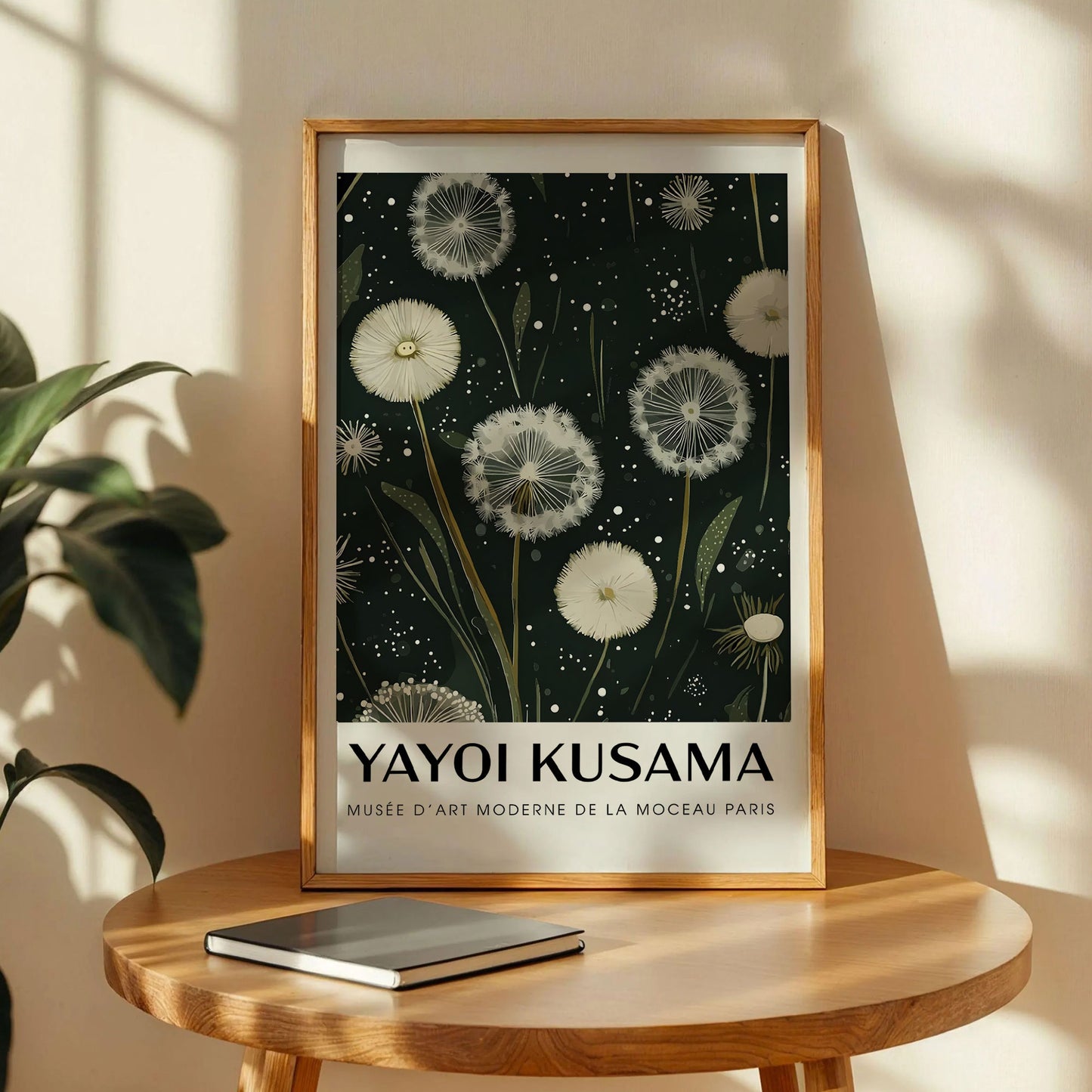 Green Yayoi Kusama Poster