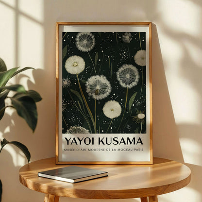 Green Yayoi Kusama Poster