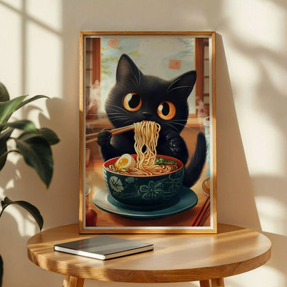 Noodle Cat Thief Anime Print