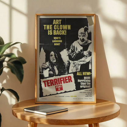 Terrifier 2 Art The Clown Is Back Poster