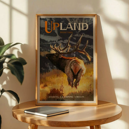 Elk Hunting Art Print