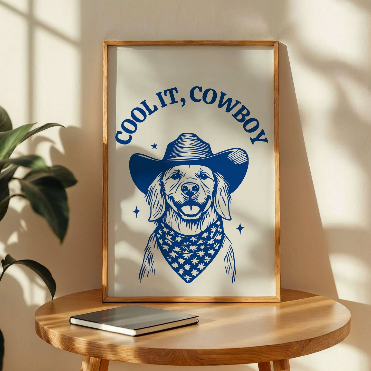 Cool It Cowboy Dog Wall Art