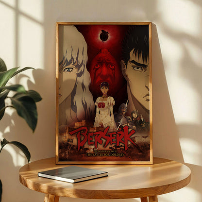 Guts and Griffith Anime Poster