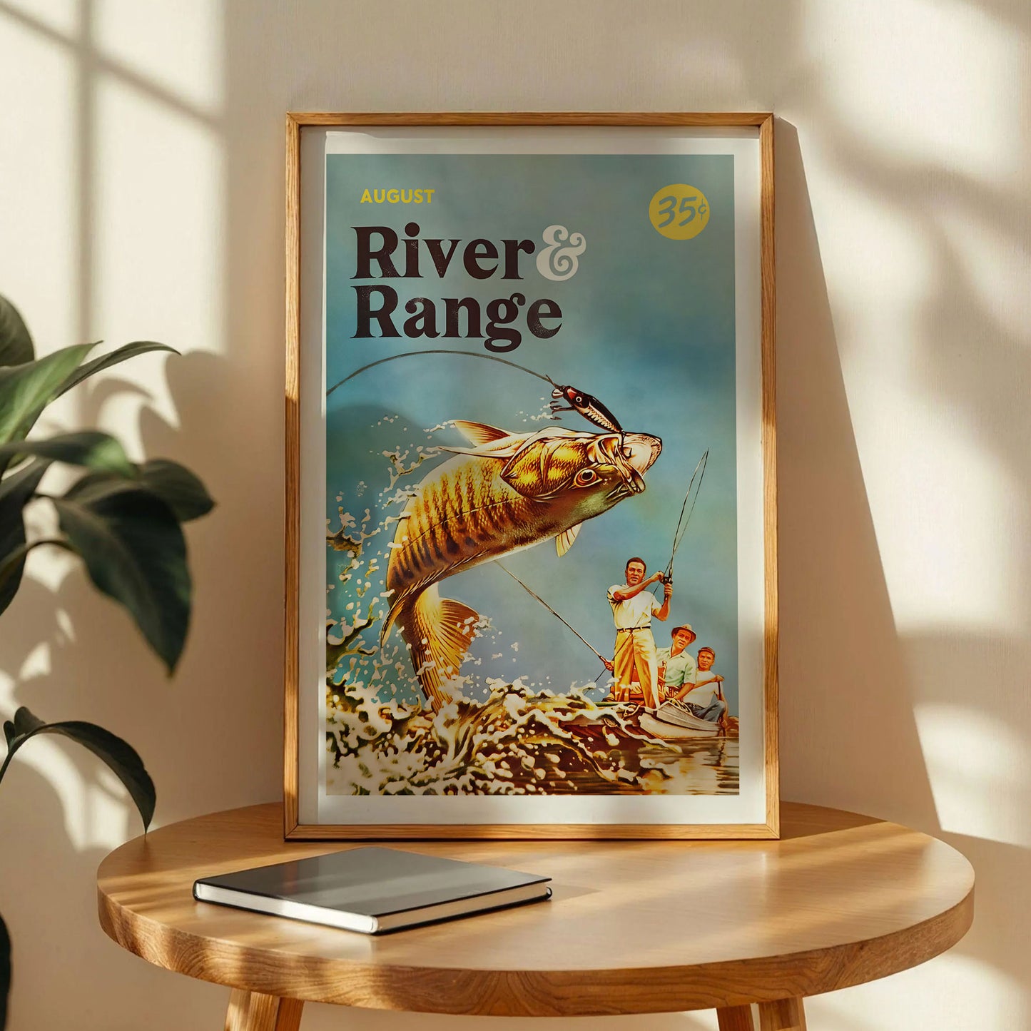 River Range Fishing Print