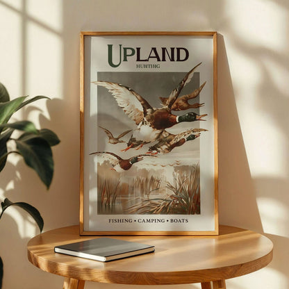 Retro Mallard Hunting Print