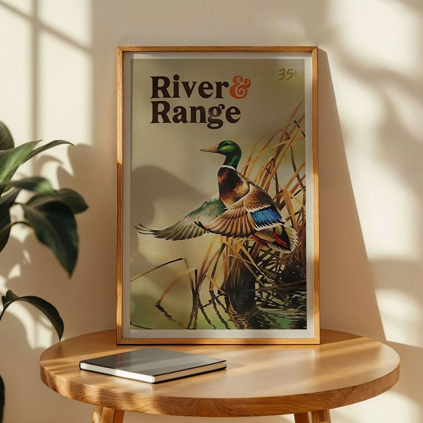 Retro Duck River Ranger Poster