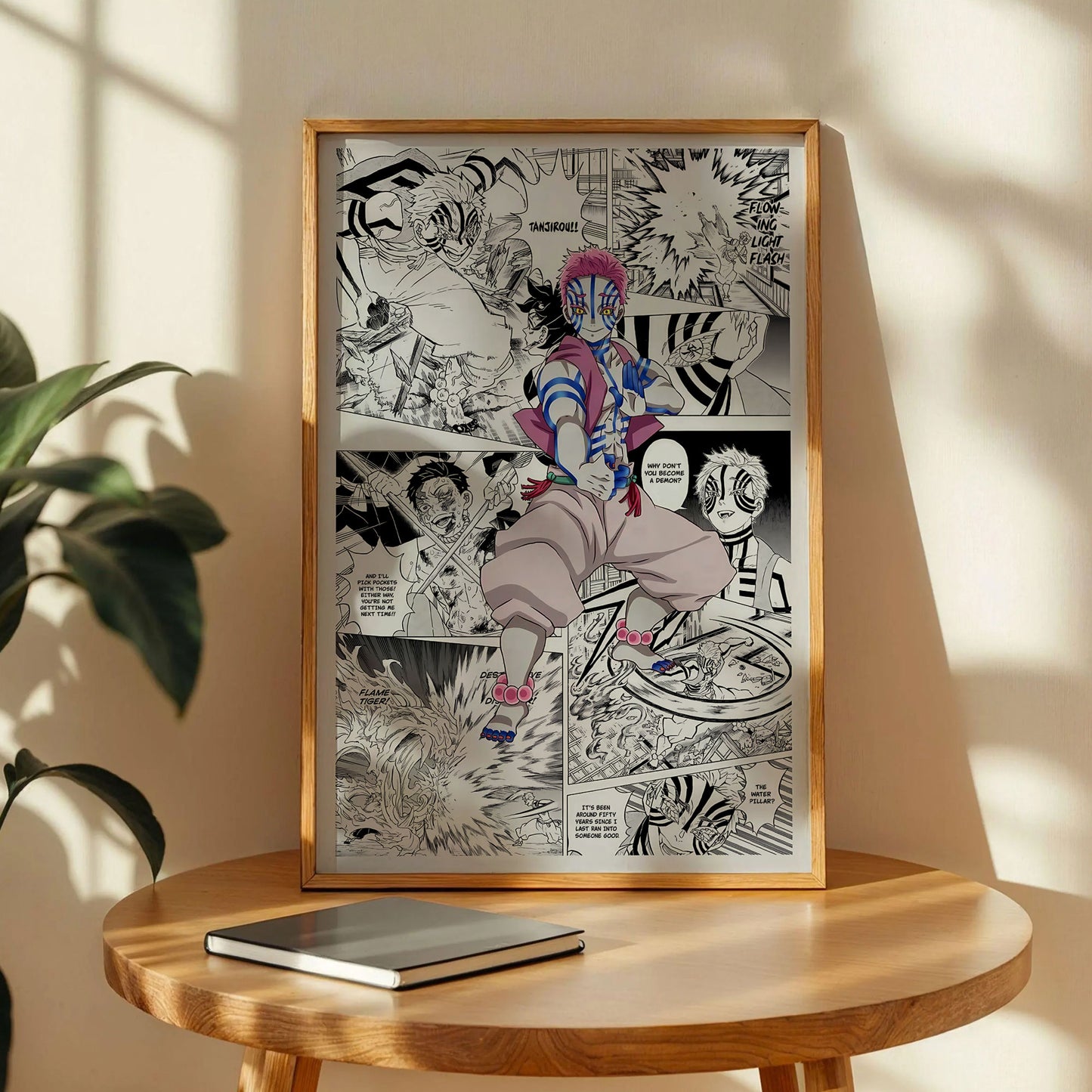 Akaza Demon Slayer Poster