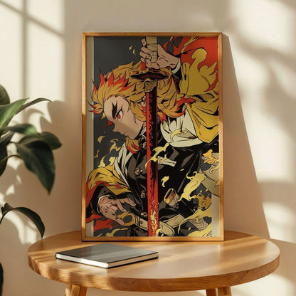 Demon Slayer Kyojuro Rengoku Poster