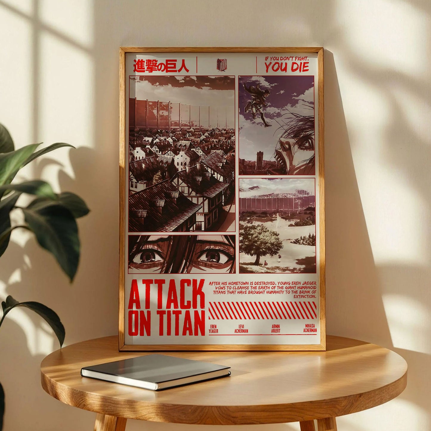 Attack on Titan Anime Art Print
