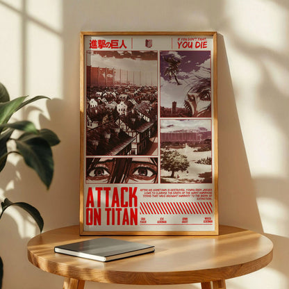 Attack on Titan Anime Art Print