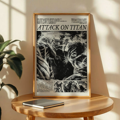 Attack on Titan Manga Anime Print Art