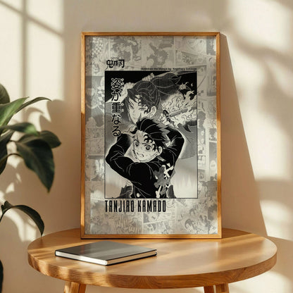 Kimetsu no Yaiba Tanjiro Kamado Wall Art
