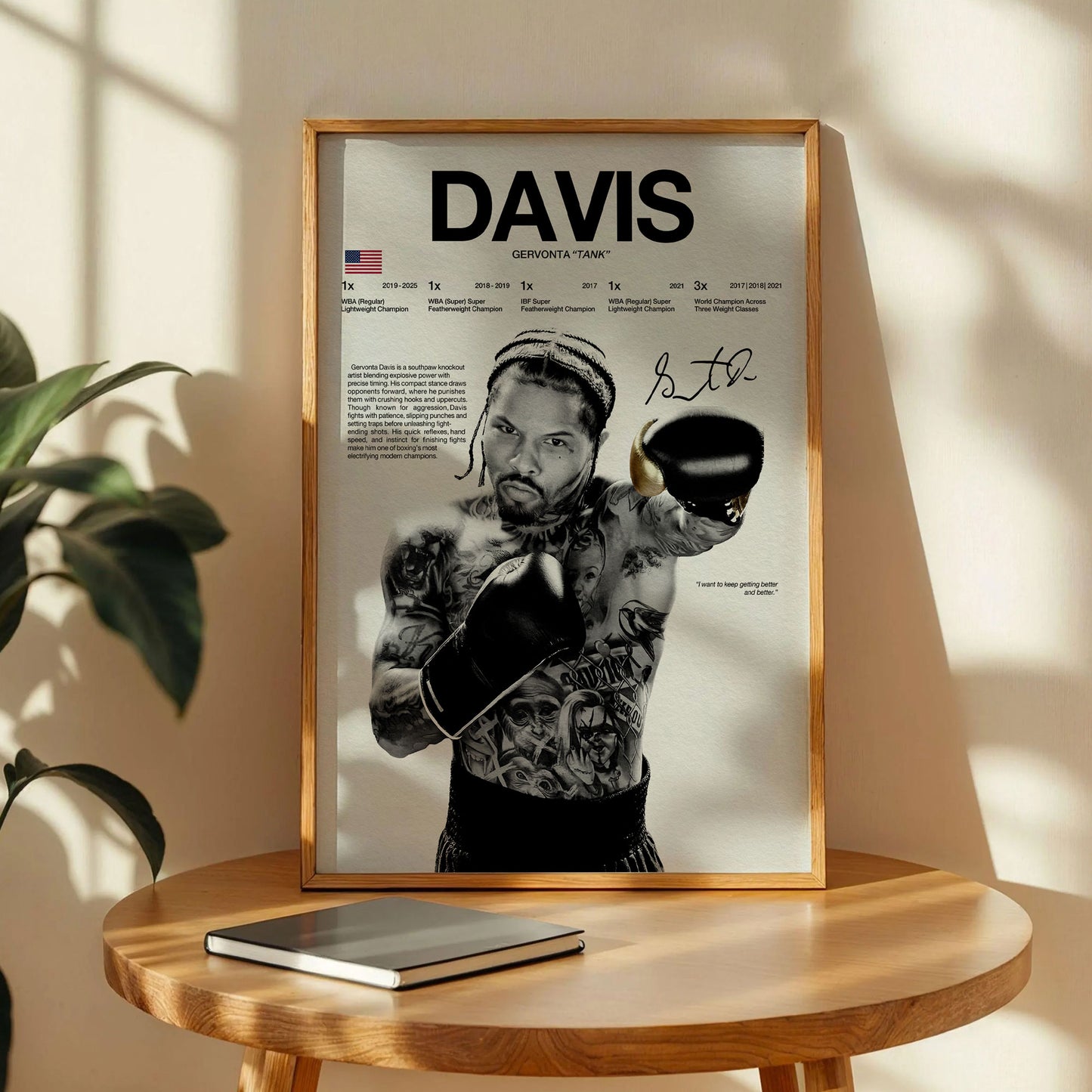 Gervonta Tank Davis Poster